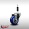 Service Caster 3'' SS Blue Poly Wheel Swivel 7/8'' Expanding Stem Caster SCC-SSEX20S314-PPUB-BLUE-78 - alternate 4